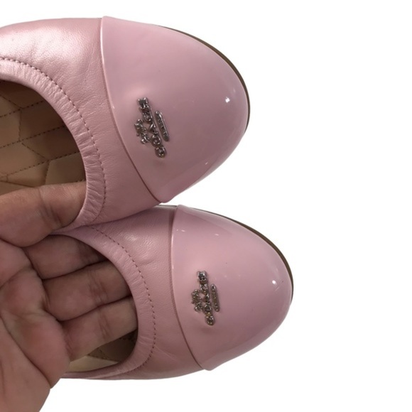 Coach Pink Patent Leather Flats - Picture 6 of 9